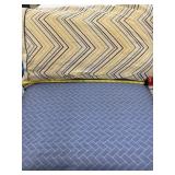 Blue Cushion, Pillow w/pillow case