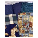 Noah's Ark and other Fabric pieces - 6 pcs