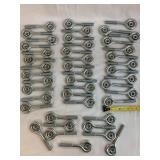 3/8 Eye Bolts with nuts - 45 pcs