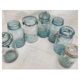 7 mason Ball jars