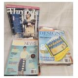 13 Designs Magazine , 3 threads Magazine, 4 Sew