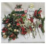 Christmas floral picks/ Bell /Christmas  idems