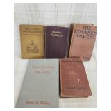 5 Vintage books ,Marks's handbook/ covered
