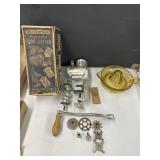 Amber colored juicer and universal 'swing a p