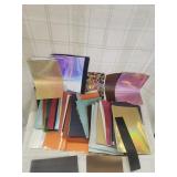 Faux leather square sheets