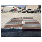 (12) 11 ft sheets of galvanized sheet metal