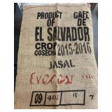 Burlap Coffee Bean Sack 28x44 in