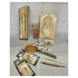 Rods Roquefort dressing jar/candle wick