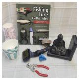 Fishing lure book /Vtg Coca-Cola bottle opener