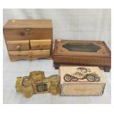 Avon Roaster cologne/ 2 wooden boxes