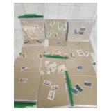 Lots of vintage stamps