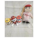 Phillies battery Doll/ stuffed dogs