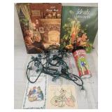 2 Christmas idea books/ clear lights / Christmas