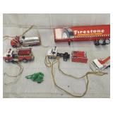 Vtg Firestone trailer / Vtg  Ho scale modles f
