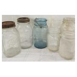 5 mason Ball jars