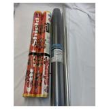 (2) carpet shield rolls and (1)roll of hardwood