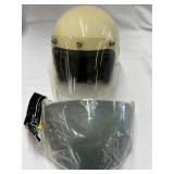 Motorcycle helmet and new tinted face shield