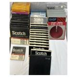 Approximately (40) (39) 7' recording tape and