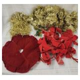Christmas Garland/ ribbons
