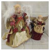 2 decrotive Christmas Angels