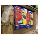 Mouse traps, old kind and glue traps