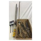 Assortment of drill bits -some new