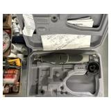 METABO HPT battery charger and  case and Dremel