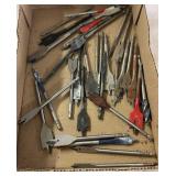 New and used  spade bits