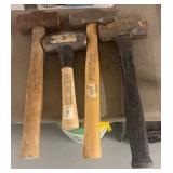 Four sledgehammers