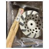 7 inch 8600 RPM Turbo cup wheel grinder, head a