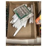 Hinges and shelving brackets