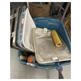 Paint supplies and tote