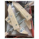 Large wooden clamps