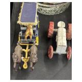 Antique Horse drawn carriage by Stanley toys and