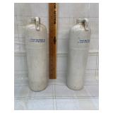 2 Old Stoneware Jugs