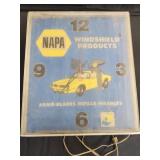Vtg. NAPA Windshield products advertising wall