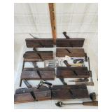 Vtg Wooden Molding planes