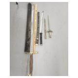 Vtg. Medieval knights crusader sword/ Vtg. Satan