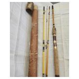 Vtg Eagle claw fishing pole