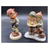 2 Hummel Figurines "Holiday Harmony" & boy with