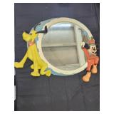 Vtg. Pluto & Mickey Mirror
