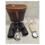 Vtg. Binoculars &case/ Vtg. Hanhart Amigo