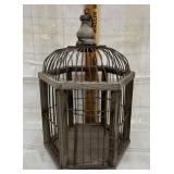 Vintage Wooden and Wire Birdcage