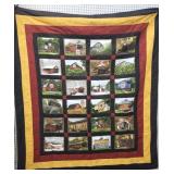 Vtg Handmade quilt 5