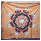 Vtg Handmade quilt 6
