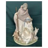 Llardo porcelain handmade in Spain nativity scene