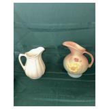 Staffordshire and hull pottery vases