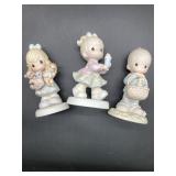 3 Collectible Precious Moments Figurines