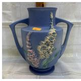 Roseville Pottery Foxglove Blue Vase