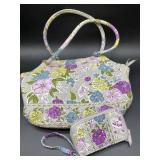 Vera Bradley Shoulder Bag & Matching wristlet